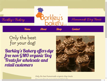 Tablet Screenshot of barkleysbakery.com